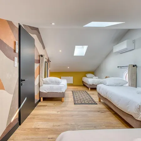 Belvedere Panoramic View Pool Jacuzzi Sauna Boules Sleeps 15 * Brem Sur Mer